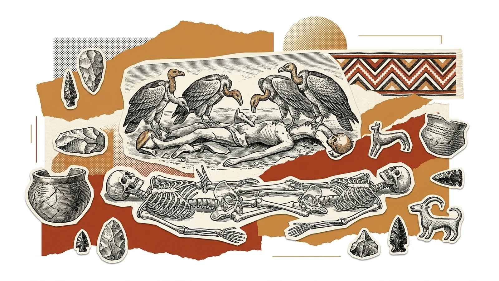 The Skulls Under Çatalhöyük's Vulture Painting Were Never Missing
